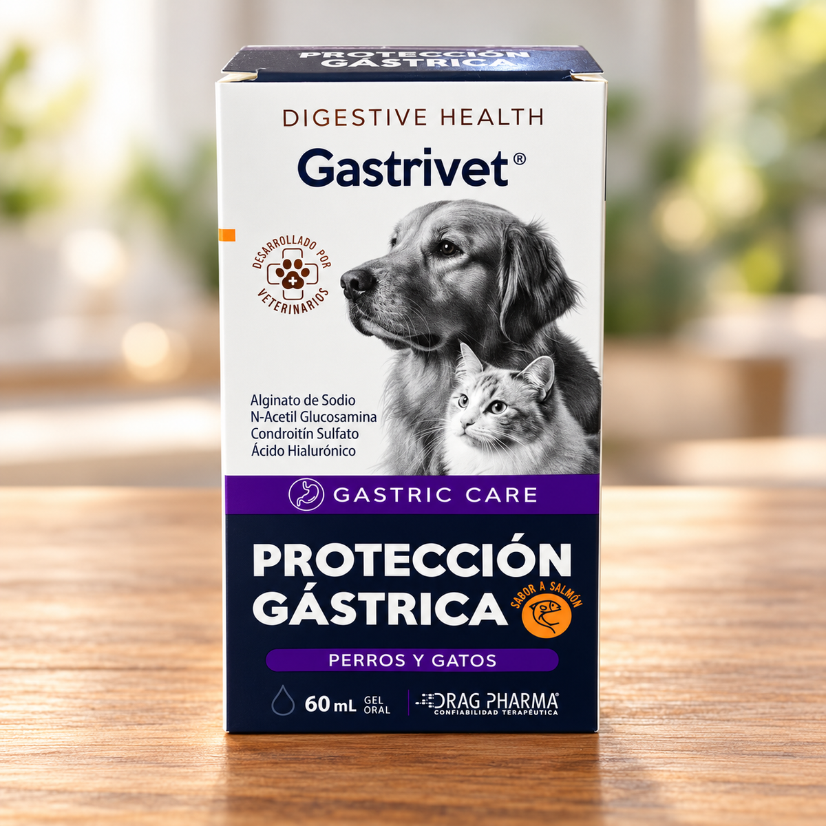 Gastrivet Gastric Care 60 mL, gel oral para perros y gatos