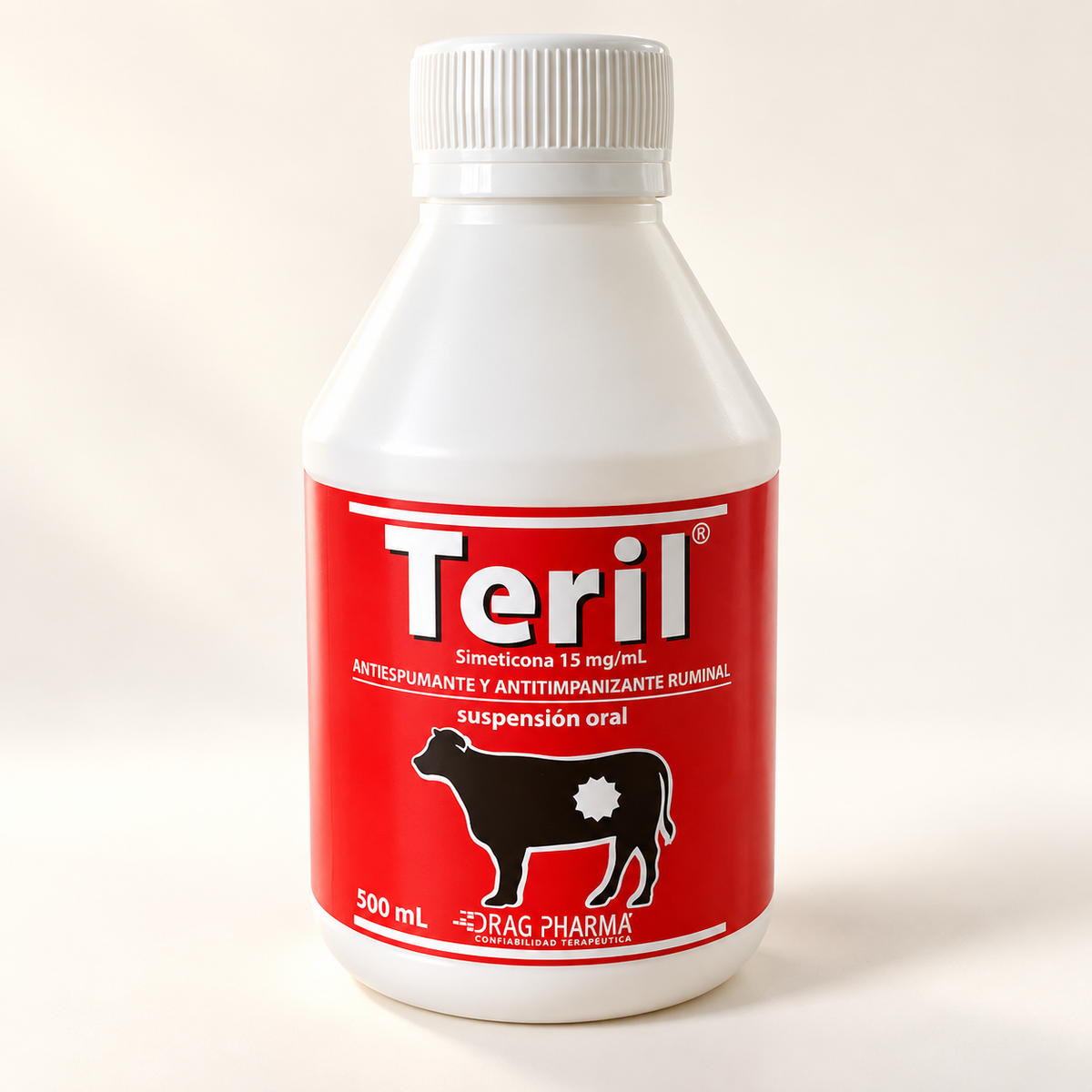 Teril 500 mL, suspensión oral con simeticona de Drag Pharma