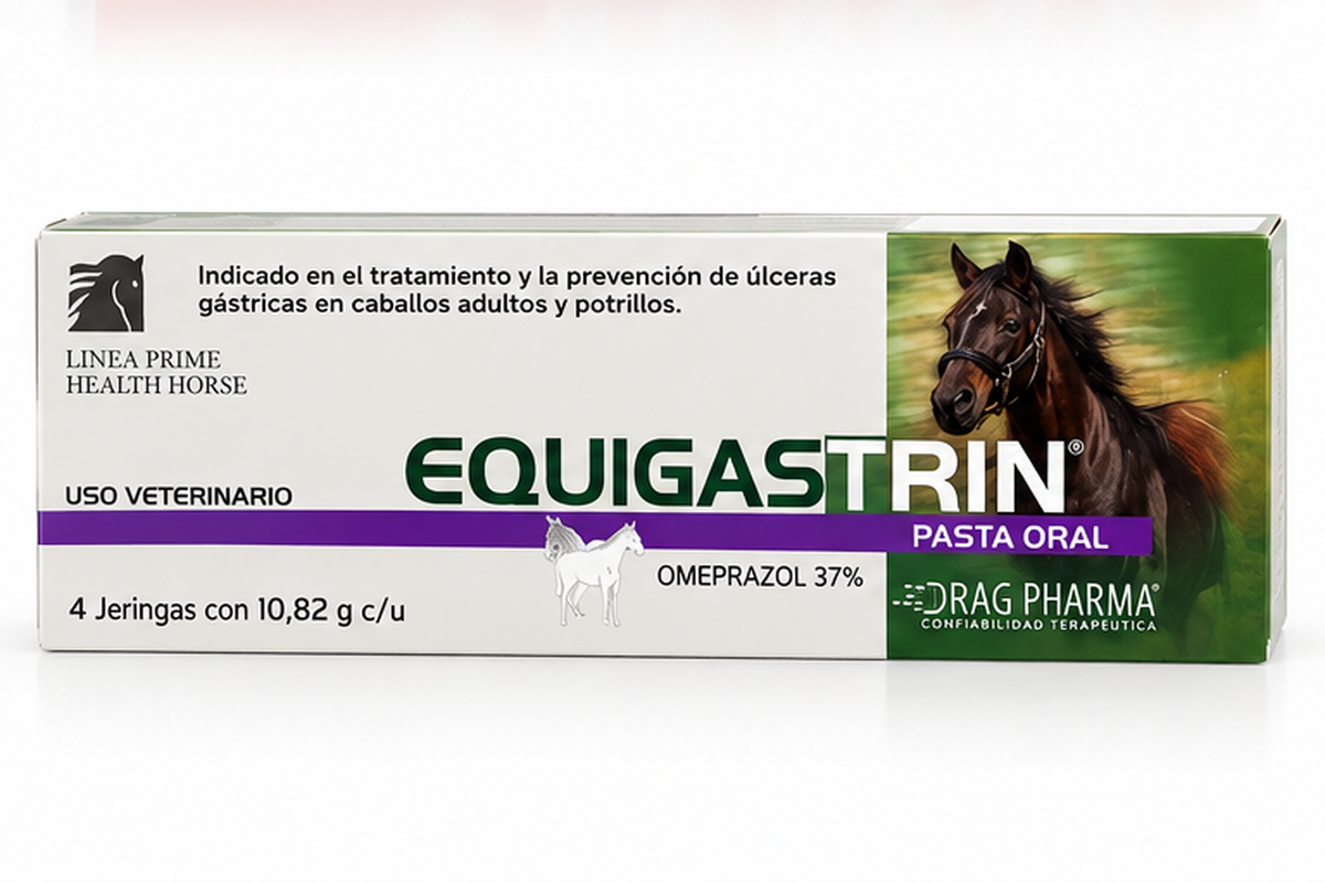 Equigastrin Pasta Oral Omeprazol 37% – 4 Jeringas | farmaciavethuelquen.com